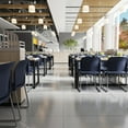 thumbnail image 2 of Flash Furniture Hercules Series Adult Full Back Contoured Stacking Waiting Room Chair, Navy, 2 of 15