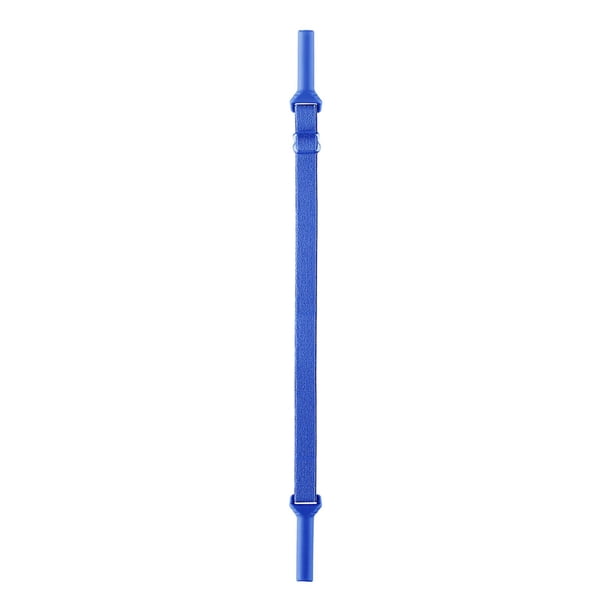 Correa de silicona para gafas, cordón ajustable y portátil. Azul