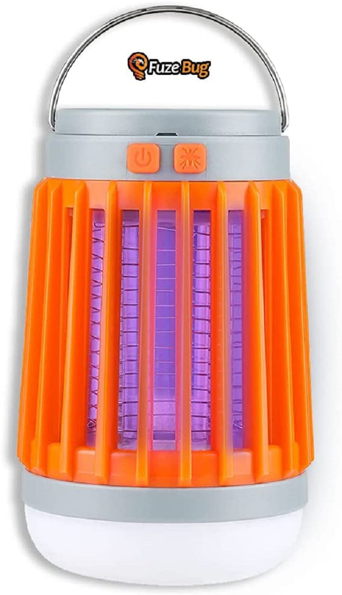 Portable USB Rechargeable LED Camping Lantern Bug Mosquito Zapper Killer Light 