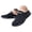 Black, variant on Men's Orthopedic Slip-On Mules for Plantar Fasciitis Arch Support Recovery Sneakers Lightweight Knit Walking Shoes(White,Size 9.5)