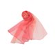 thumbnail image 2 of INSPIRAR CHIC Bufanda de Mujer Chiffon Seda Color Gradiente Ligera Larga Chal Rojo Naranja, 2 of 8