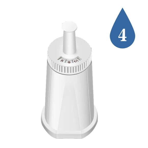 4 Pack of Replacement Water Filter for Breville Claro Swiss Espresso Coffee Machine, Touch Water Filter Replacement for Oracle, Barista & Bambino, Compare to Part #BES008WHT0NUC1