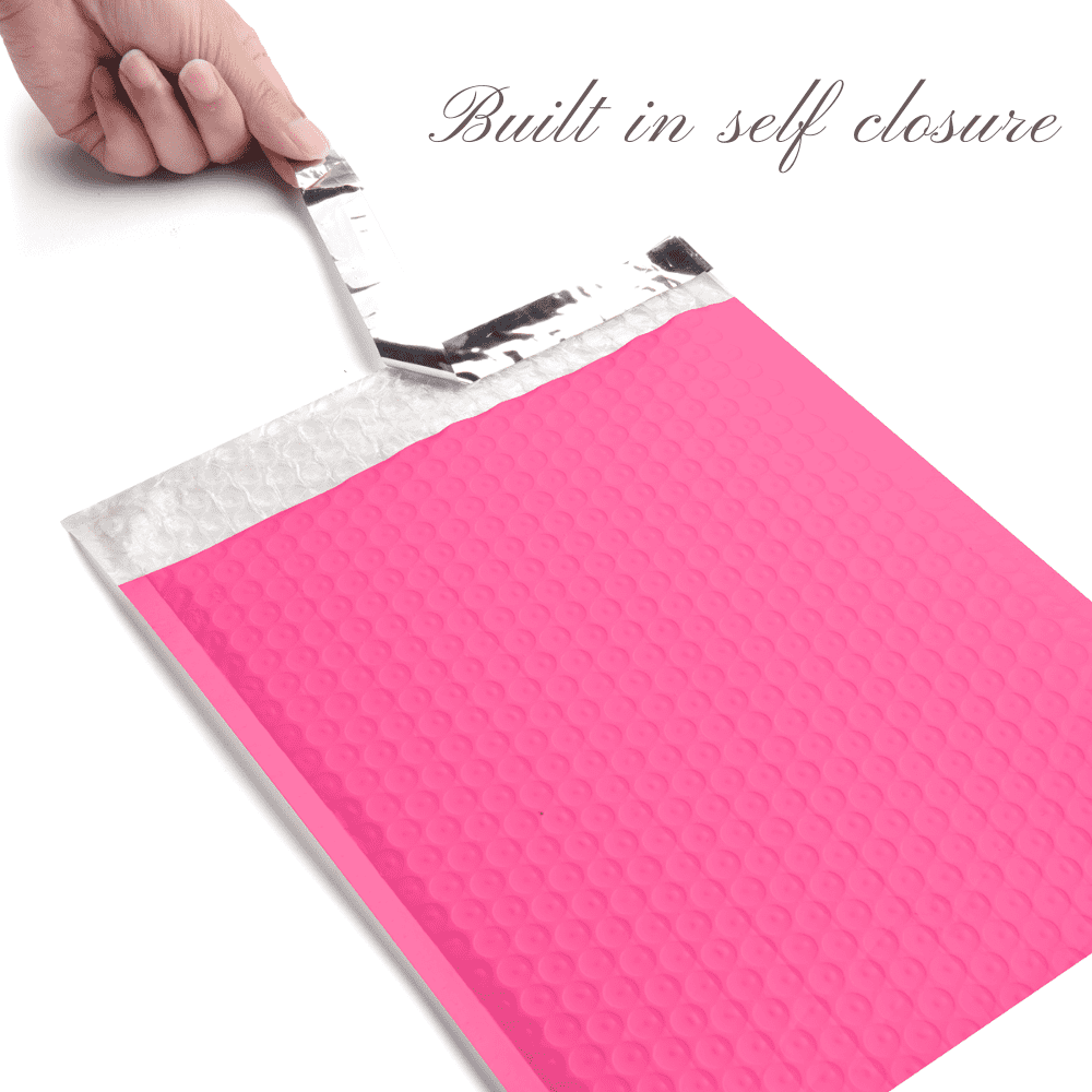 Alternium Bubble Mailer 8.5"x11" Pink 25 Pack