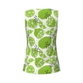 thumbnail image 5 of Fotbe Green Various Lemons Womens Loose Fit Casual Flowy Slim-Fit Tank Tops Athletic Round Neck Trendy Sleeveless Summer Tops for Gym and Yoga-, 5 of 9