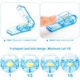 thumbnail image 3 of 2PCS Pill Cutter, Professional Pill Splitter for Cutting Small Pills or Large Pills in Half, Blue, 3 of 6