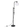 thumbnail image 1 of Henn&Hart 18" Blackened Bronze Metal/Glass Floor Lamp, 1 of 10