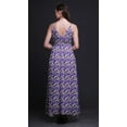 thumbnail image 4 of Bimba Robe Longue Maxi d'Été à Imprimé Floral pour Femme à Col en V Tenue de Villégiature de Vacances-Xxx-Grand, 4 of 4