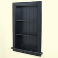 thumbnail image 3 of 14x24 Black Aiden Wall Niche with beadboard back, 3 of 3