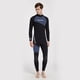 thumbnail image 4 of Trajes de neopreno de cuerpo entero Trajes de baño de neopreno de manga con cremallera trasera de 3 mm para buceo, esnórquel, surf - gris, XXXL Sunnimix Traje de buceo con escafandra, 4 of 8