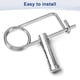 thumbnail image 5 of Uxcell 1-Pack Pasador de Seguridad en Forma de Broche, Pines de Acero Inoxidable M3x42, Sujetadores de Broche de Bloqueo Rápido, Clips Retenedores Pesados, 5 of 7