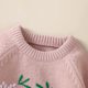 thumbnail image 5 of Gibobby Blusa Casual Para Niños Otoño Invierno niños pequeños niñas manga larga bordado de animados camisa Tops prendas de vestir para niños ropa(Rosa, 6-9 Meses), 5 of 5