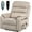 L009-Beige, variant on LITVZ Large Lift Chairs Recliner for Elderly, Infinite Position Dual Motor Power Lay Flat, Stand Up Recliner Lift Chair with Massage and Heat, Lumbar Pillow, Wireless Charging & Cup Holder