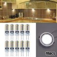 thumbnail image 3 of MYG 10Pcs Silicone Corn Light Bulb, G4 LED Lamp COB LED Bulb 3W DC 12V Replace Halogen G4 Lamps, 3 of 8