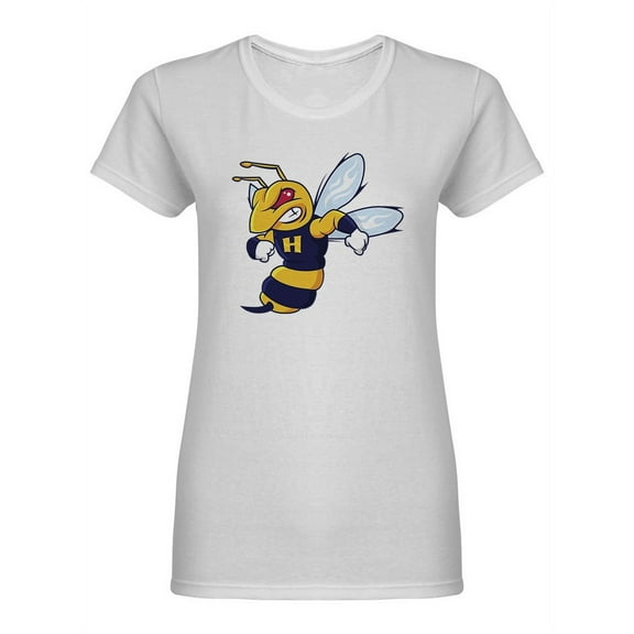 Bee Hornet Mascot Shaped T-Shirt Women -Image by Shutterstock, Female XX-Large