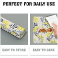 thumbnail image 6 of Yellow Blue Floral Placemats Set of 4 Spring Summer Flower Placemats 12 X 18 Inch Vintage Floral Plant Place Mats Washable Linen Farmhouse Table Mats for Party Kitchen Dining Holiday Indoor Decoration, 6 of 6