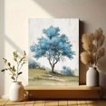 thumbnail image 6 of UXIEQU Blue Tree Landscape Canvas Wall Art 15.75x11.81 Inches, 6 of 8