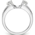 thumbnail image 3 of 14K White Gold Diamond Wrap (Size 7) Made In India rm3068b-058-waa, 3 of 6