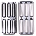 thumbnail image 1 of Molde de acero inoxidable para hacer salchichas de grado alimenticio, molde para hornear DIY para el hogar, cocina, restaurante, hotel, cuadrado, 1 of 14