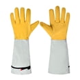 thumbnail image 1 of Guantes de jardinería de cuero Long PU Guantes de protección del antebrazo Accesorios de jardinería a prueba de espinas Guantes de trabajo para cortar L, 1 of 8