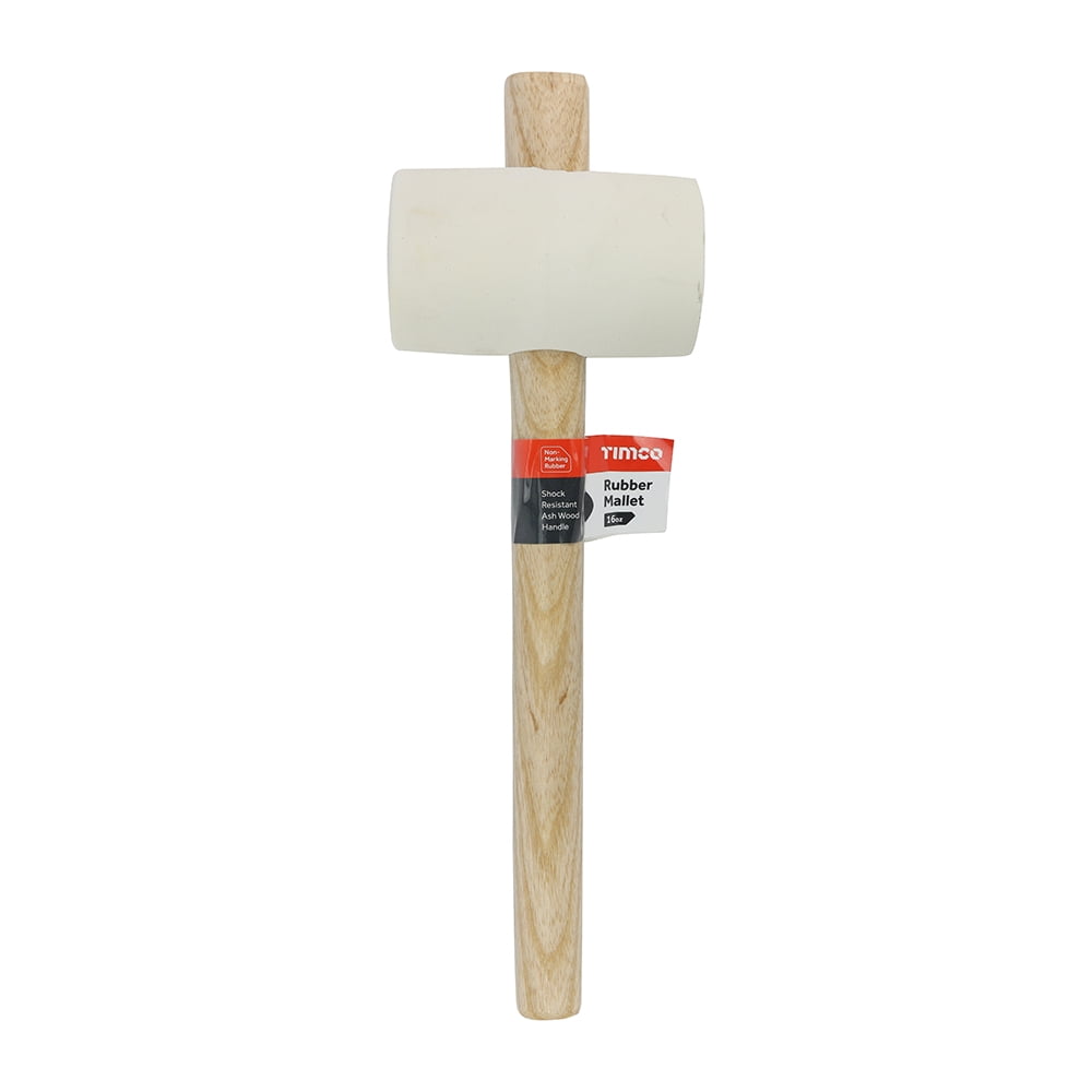 Timco - Rubber Mallet - White (Size 16oz - 1 Each)