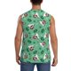 thumbnail image 4 of Balery Christmas French Bulldog Camisetas sin mangas para hombre, absorbe la humedad y protege contra el mal olor.-Medium, 4 of 7