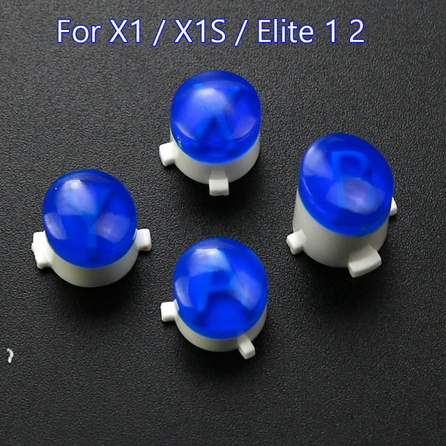 For Xbox Series X S Controller Replacement ABXY Buttons Kit For XBox One Elite Slim Gamepad Repair Part X1 Blue