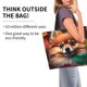 thumbnail image 2 of Easygdp Colorful Leaf Chihuahua Bolsas Tote para Mujer, Bolsos de Hombro para Viaje, Bolsos de Mano de Gran Capacidad para Compras y Trabajo, 2 of 8