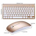 thumbnail image 4 of CAROOTU Cordless External Keyboard + Mouse Set Battery Powered Slim Keyboard 2.4G Automatic Pairing for Office PC Business Trip, 4 of 7