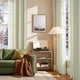 thumbnail image 3 of Cortinas jinchan mezcla de lino verde/beige 2 paneles 244x127 cm, 3 of 9
