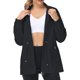 thumbnail image 2 of Puntoco abrigo de mujer moda mujer manga larga sólido fino Skinsuits con capucha cremallera Casual abrigo deportivo liquidación de Navidad Puntoco Puntoco-1284, 2 of 7