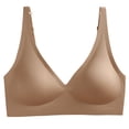 thumbnail image 5 of Hilenly Womens Deep V Bras Wireless Bra Supportive No Underwire Bras Tshirt Push Up Bralettes Plunge Seamless Bra, 5 of 5