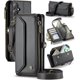 thumbnail image 1 of Estuche tipo Billetera Compatible con Samsung Galaxy S24 Plus Estuche para Teléfono con Bolsillo con Cremallera y Correa Magnética para el Hombro con Cierre a Presión de Cuero PU, 1 of 9