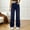 Dark blue, variant on BLOCLOALO Wide Leg Jeans Dress Pants Plus Size Denim Pants High Waisted Pants Stretch Pants Cowboy Cropped Pants Thin Loose Comfy Work Pants Women Soft Pants for Women Hiking Pants Women Dark Blue L