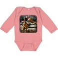 thumbnail image 3 of Inktastic Bull Riding Boys or Girls Long Sleeve Baby Bodysuit, 3 of 5