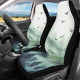 thumbnail image 2 of Uorisanigo Forest Waterproof Car Seat Cover Easy to Install Car Front Seat Protector Breathable Front Seat Cover Anti Slip Universal for Cars Truck SUV Van, 2 of 7
