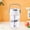 White-WH, variant on MMJ Plastic Straw Cup 600ml Shatterproof Water Bottle with Hidden Dustproof Straw Removable Infuser Leakproof 6.3x3.54in for Daily Use