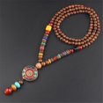 thumbnail image 4 of Sweater Dress Bohemian Tassel Long Pendant Chain  Handmade Jewelry, 4 of 5