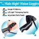 thumbnail image 4 of Gafas de visión nocturna para niños, gafas de misión nocturna ajustables Spy Gear con lentes verdes abatibles, 4 of 5