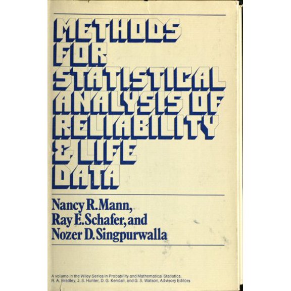 Pre-Owned Methods for Statistical Analysis of Reliability and Life Data (Wiley Series in Probability and Statistics - Applied Probability and Statistics Section), 9780471567370, 047156737X, Hardcover