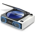 thumbnail image 1 of Reproductor de CD Portátil Retro Leapwell con Bluetooth, Batería Recargable USB-C y Altavoces Hi-Fi, Diseño Compacto Blanco con Mando a Distancia, 1 of 6