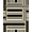 Black Gold Gray Ivory, Pattern 8, variant on ODIKA Alfombras Understated Abstract Composition Monochrome Para Habitacion for Dorm Room, Small Living Apartment, Stain Resistant Low Profile