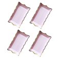 thumbnail image 1 of Bandeja de papel desechable Rectangular de 4 Uds., bandeja de para servir, para , Bar, , aperitivos, pan Violeta BLESIY Bandeja de servicio de papel, 1 of 6