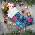 thumbnail image 6 of Coolnut 17.7 Inch Christmas Stockings, 2 PCS Beautiful Tropical Flowers and Leaves Presonalized Large Stocking Sock for Family Holiday Xmas Party Decorations, 6 of 7