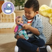 Baby Alive Soft ‘n Cute Doll, Brown Hair, 11-Inch First Baby Doll Toy, Washable Soft Doll, Toddlers Kids 18 Months Up