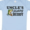 thumbnail image 4 of Inktastic Uncle's Fishing Buddy Boys Baby Bodysuit, 4 of 5