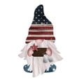 thumbnail image 1 of Home Decor Gnome Sign Garden Decor Patriotic Gnome for Front Door, 1 of 10