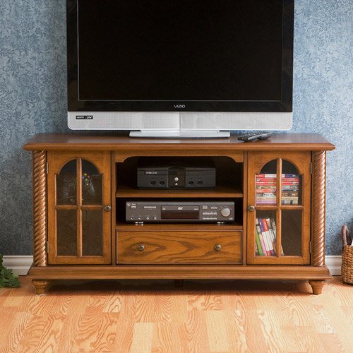 Enrique Antique Oak Media Console for TVs up to 50"