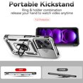 thumbnail image 2 of Estuche GANGXUN para Xiaomi Redmi Note 12 5G, soporte giratorio 360°, estilo mecánico y magnético, 2 of 5