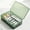 Green, variant on Large Cable Storage Box with Lid, Plastic Power Cords Organizer for Desk Drawer, Clear Home Office Container for Cell Phone Charger, Art Crafts and Stationery