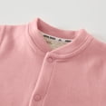 thumbnail image 7 of YDFCWX Baby Clothes for Girls Letter Printed Long Sleeve Bodysuit Jumpsuit Neutral Newborn Coming Home Wear Pink,12-18 Months, 7 of 7